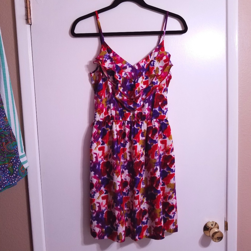 Lush Ruffle Cami Mini Dress